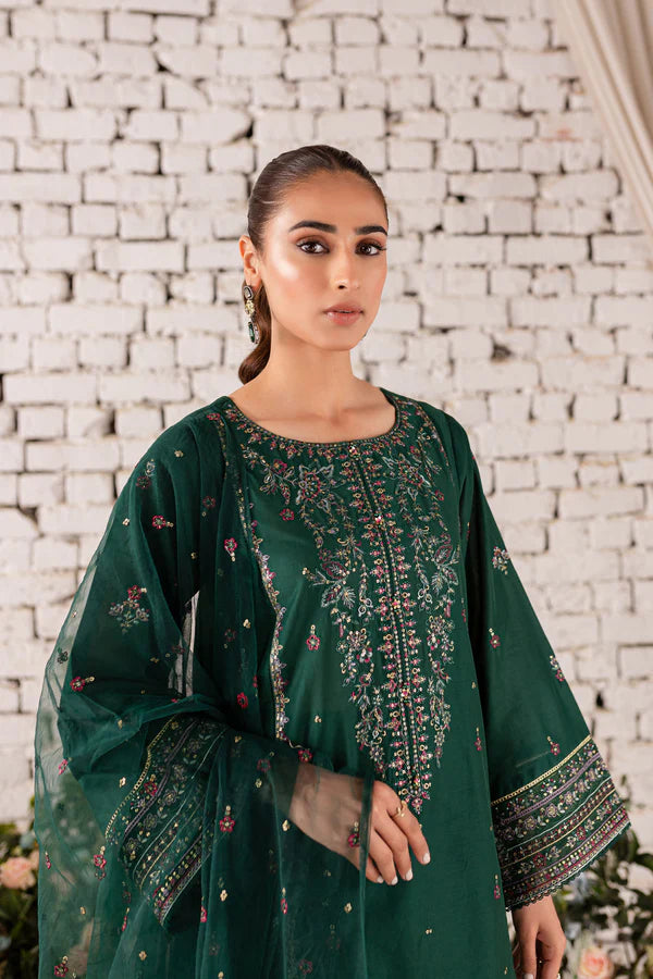 GULL 3Pc - Embroidered Lawn Dress