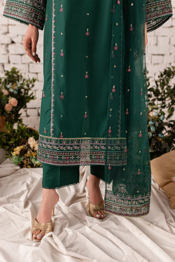 GULL 3Pc - Embroidered Lawn Dress