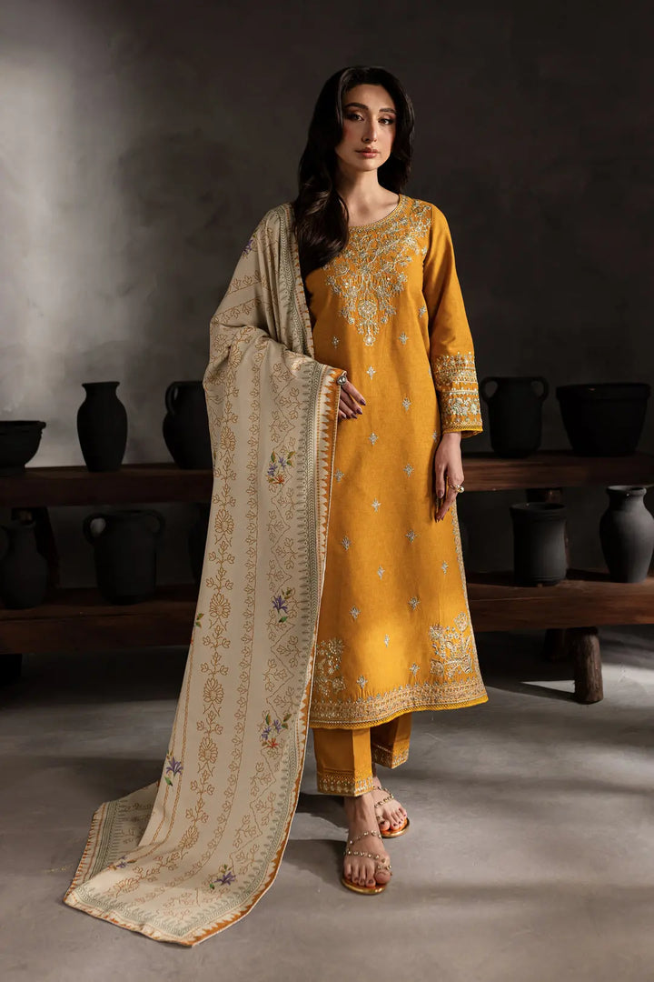 Shangrilla 3Pc - Embroidered Lawn Dress