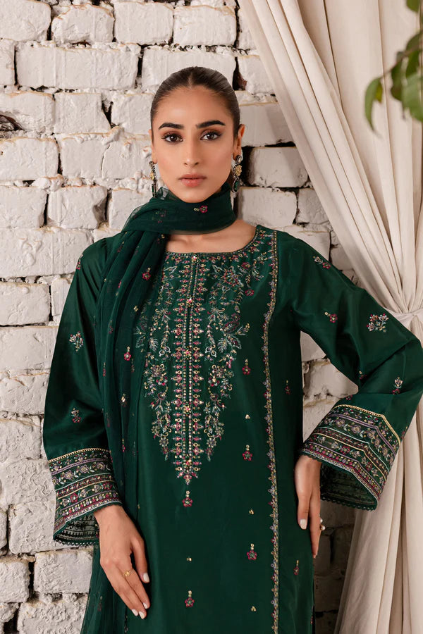 GULL 3Pc - Embroidered Lawn Dress